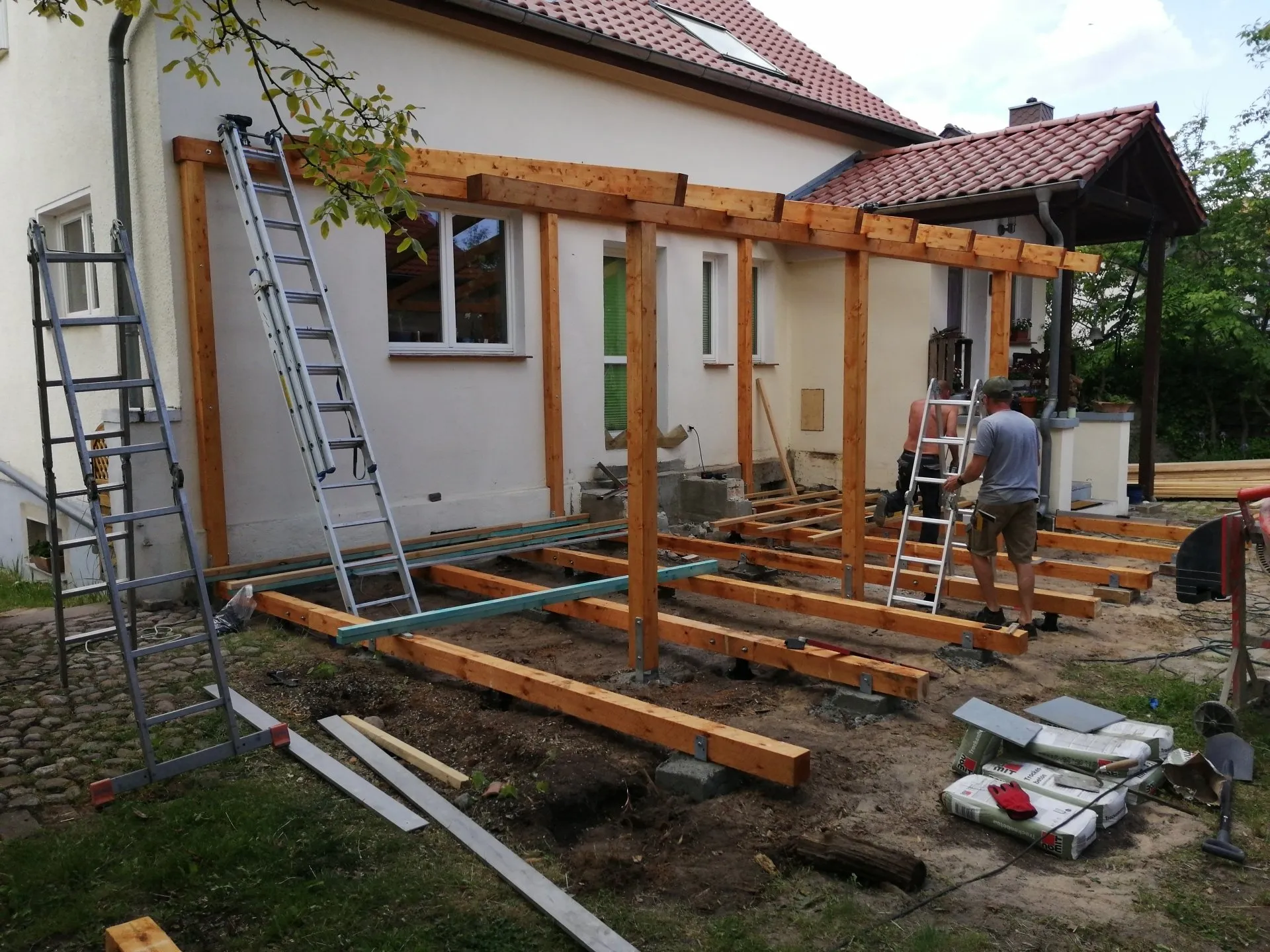Pergola-Arbeiten Bilder | Montageservice Hobohm