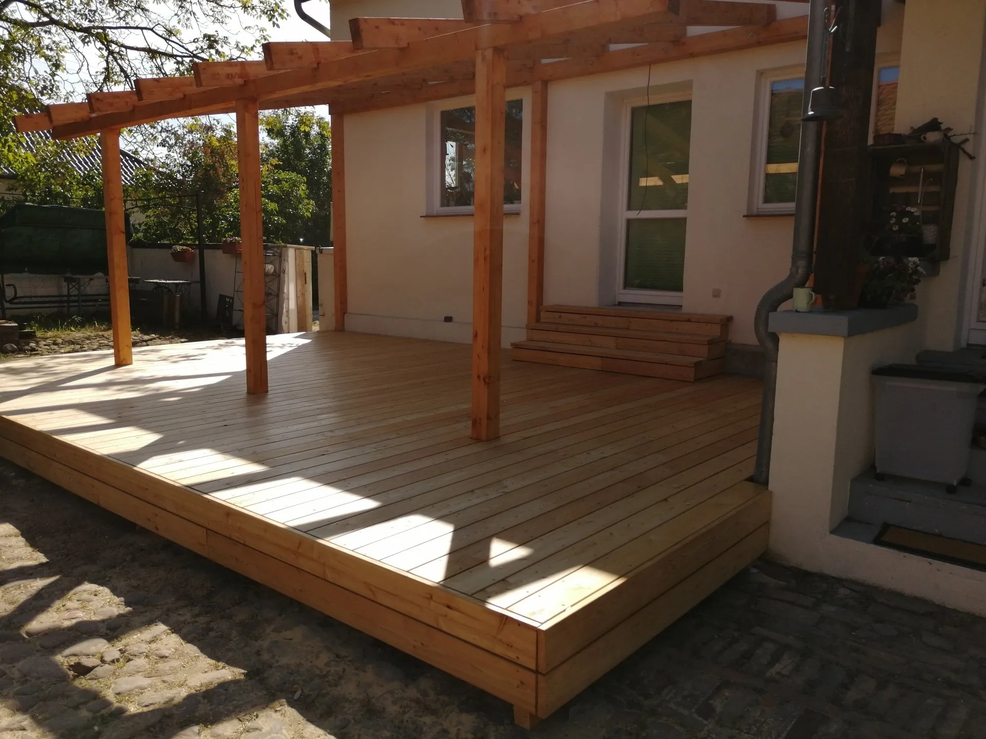 Pergola-Arbeiten Bilder | Montageservice Hobohm