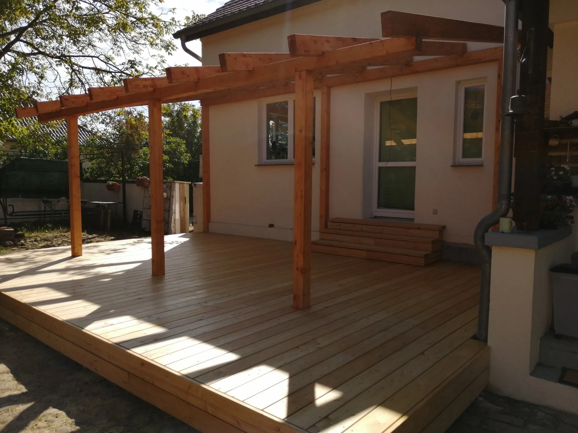 Pergola-Arbeiten Bilder | Montageservice Hobohm