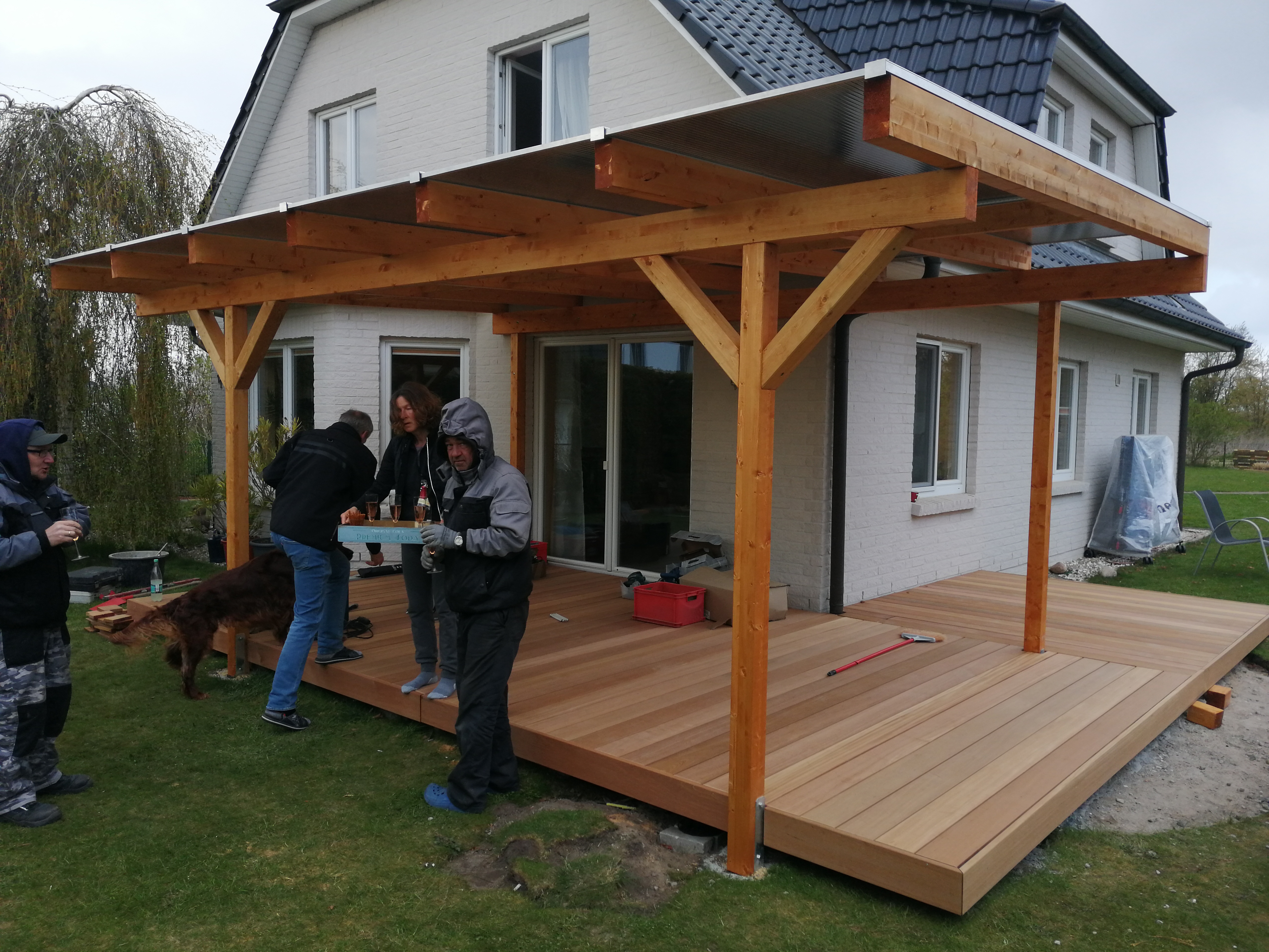 Terrassenüberdachung in Berlin Montageservice Hobohm